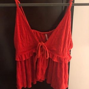Free people red tank